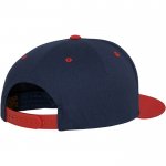 Navy Red Back